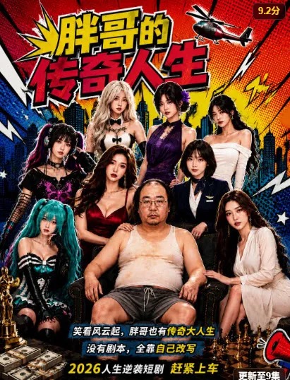 胖叔的翻身仗微短剧封面海报